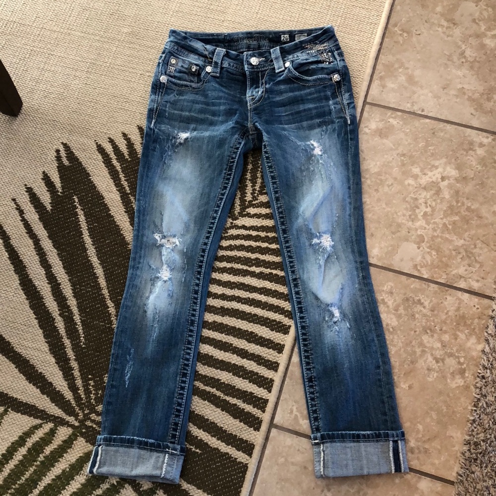 Miss Me Signature Straight Jean, S 26x31